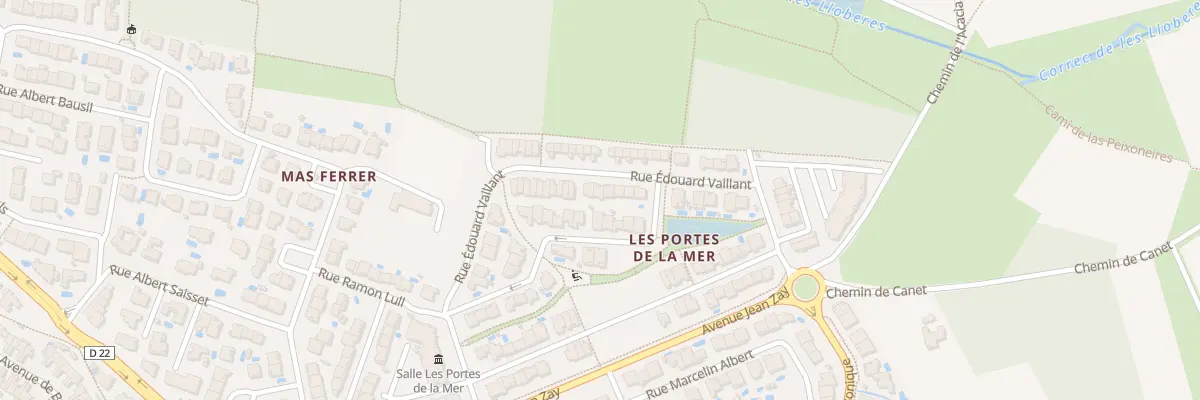 Plan du 19 Rue Edouard Vaillant à Cabestany