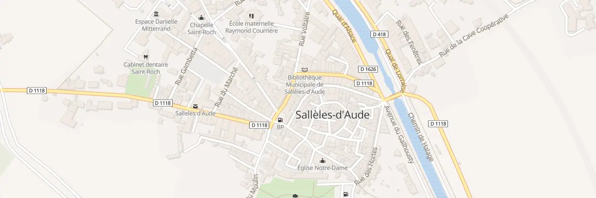 Plan du 9 Rue des Arts à Sallèles-d’Aude
