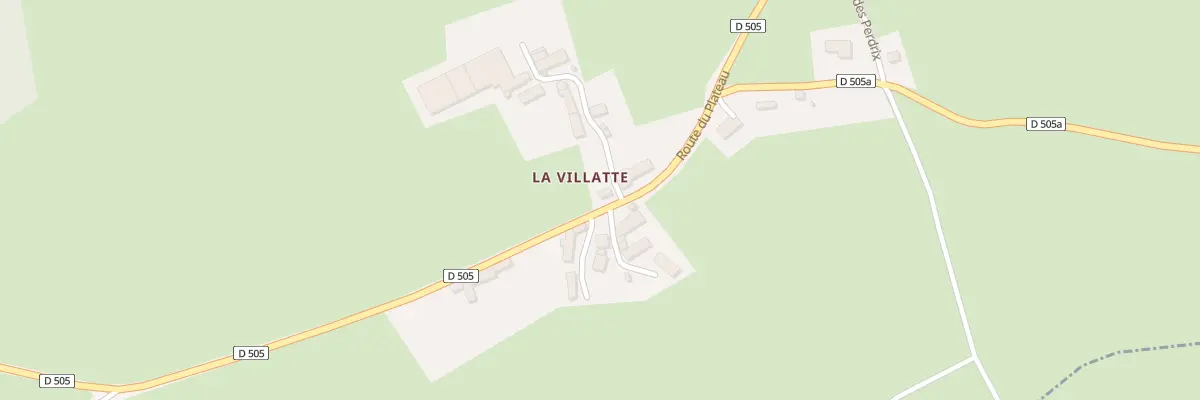 Plan du 5013 La Villatte à Lisseuil