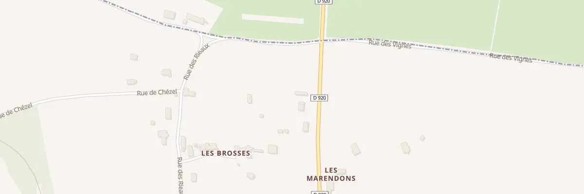 Plan du 17 Rte de la Guerche sur L’Aubois à La Chapelle-Hugon