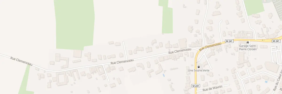 Plan du 88 Rue Clémenceau à Santes