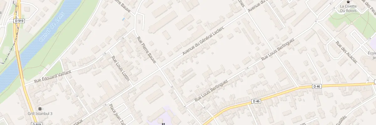Plan du 6 Av du General Leclerc à Courrières