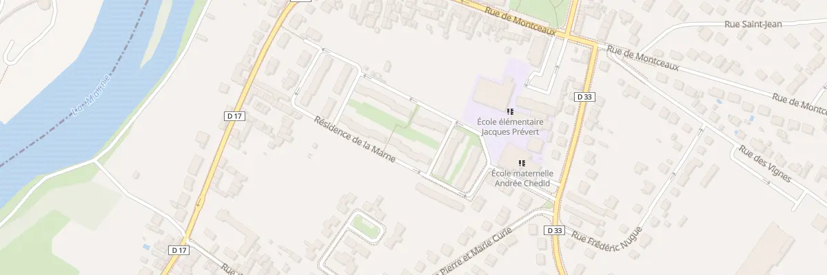 Plan du 13 Résidence de la Marne à Trilport