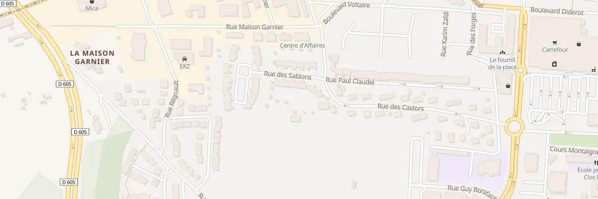 Plan du 4 Rue des Sablons à Montereau-Fault-Yonne