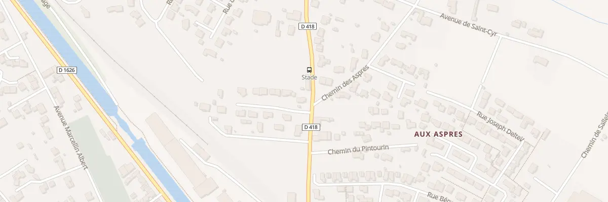 Plan du 390 Av du Stade à Sallèles-d’Aude