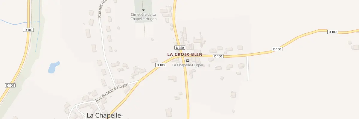 Plan du 2 Rte de Sancoins à La Chapelle-Hugon