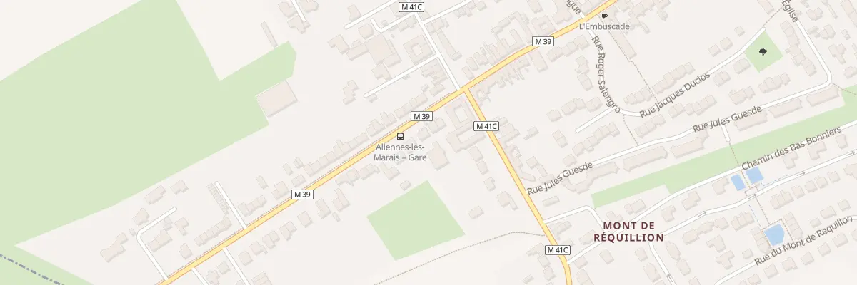 Plan du 66 Rue du Général De Gaulle à Allennes-les-Marais