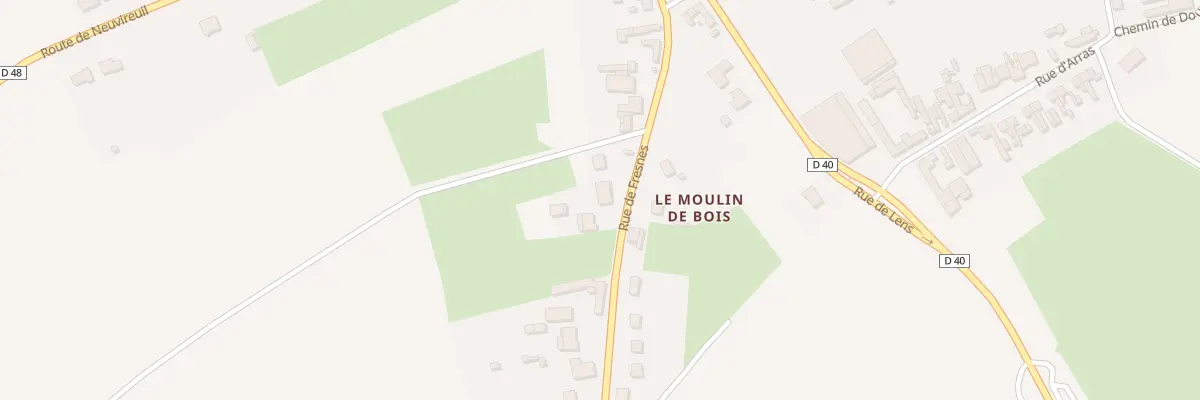 Plan du 14B Rue de Fresnes à Izel-lès-Équerchin