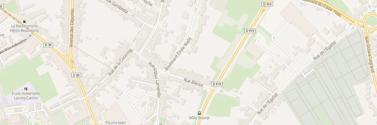 Plan du 53 Rue Blériot à Hénin-Beaumont