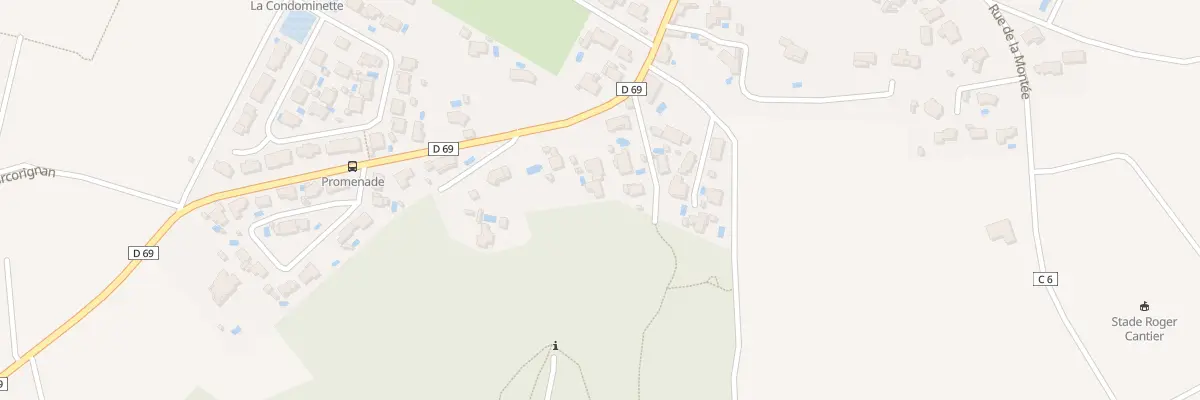 Plan de Av de la Promenade à Moussan