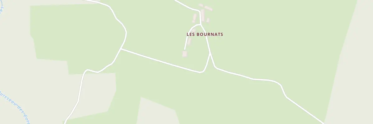Plan du 5 Les Bournats à Servant