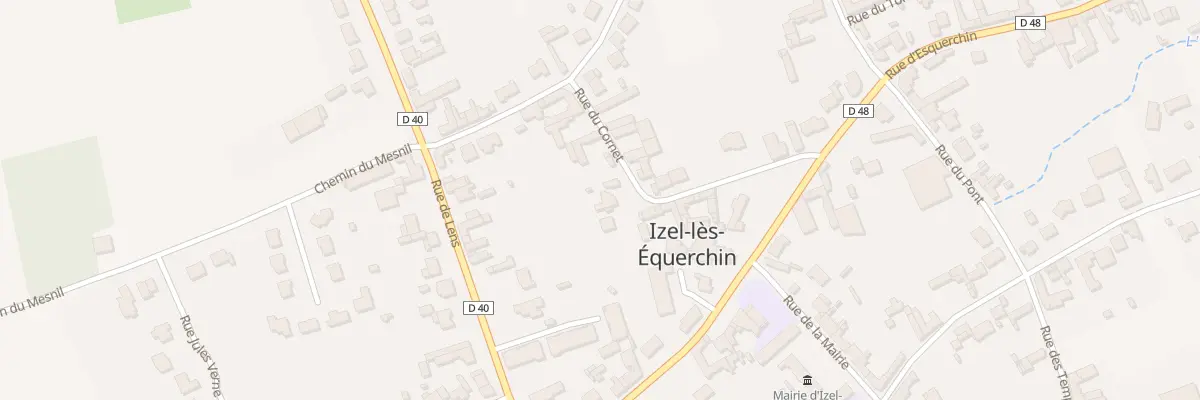 Plan du 12 Rue du Cornet à Izel-lès-Équerchin