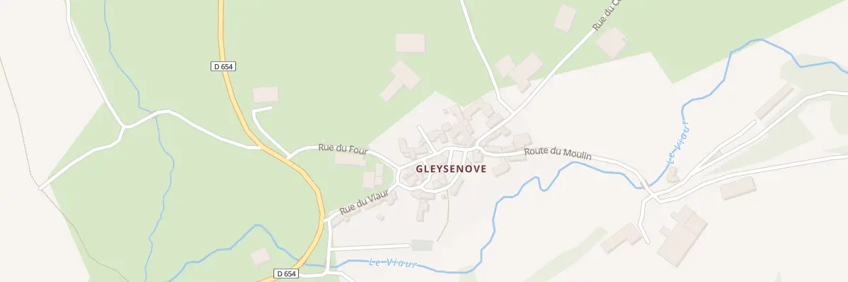 Plan du 1 Imp de la Fontaine Gleysenove à Vézins-de-Lévézou