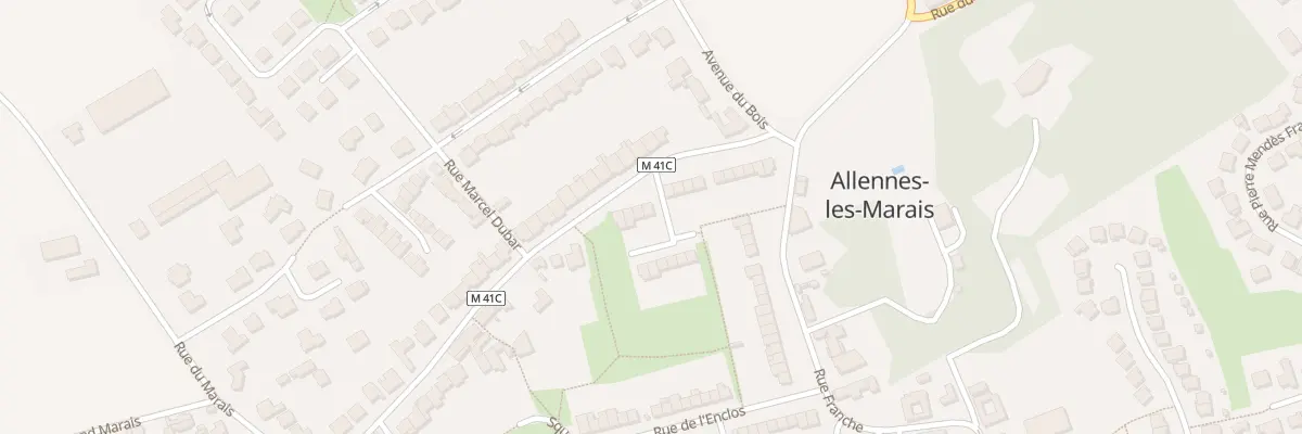 Plan du 66 Rue de la Rive à Allennes-les-Marais