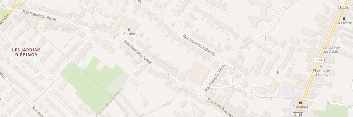 Plan du 248 Rue Francisco Ferrer à Carvin