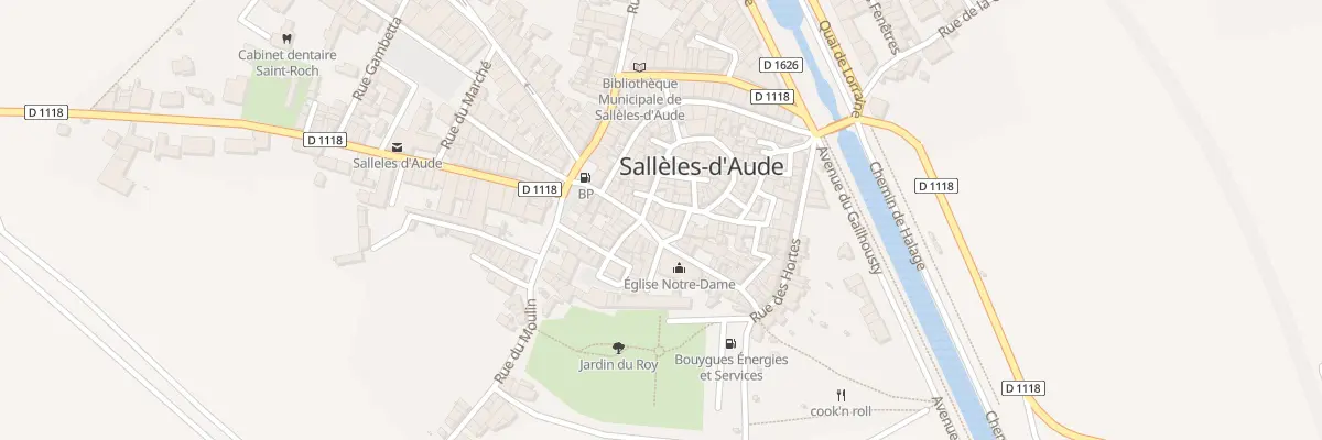 Plan du 11 Pl de l’Eglise à Sallèles-d’Aude