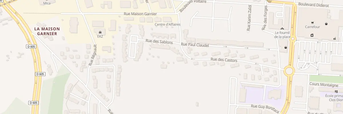Plan du 2 Rue des Sablons à Montereau-Fault-Yonne