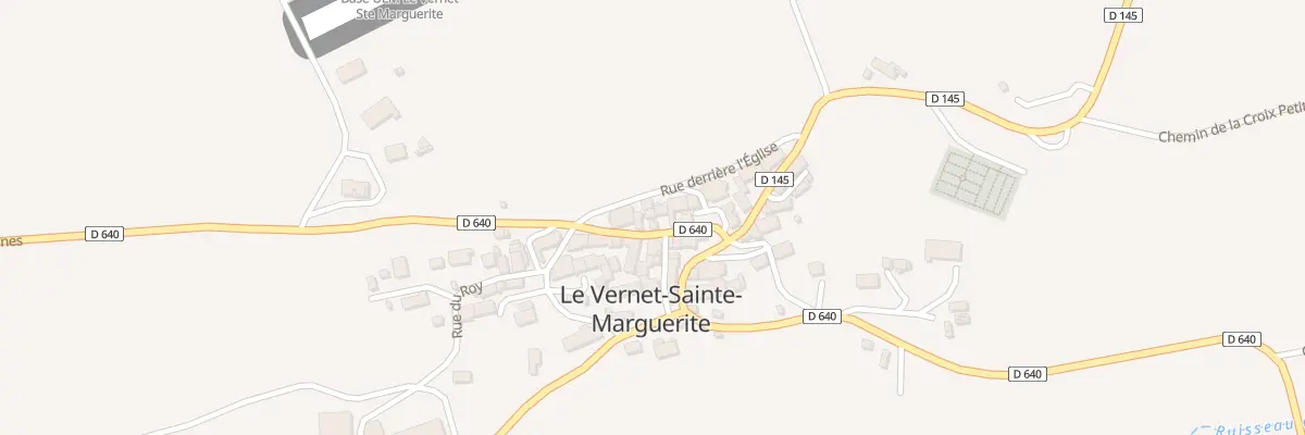 Plan du 68 Rte de Saignes au Vernet-Sainte-Marguerite