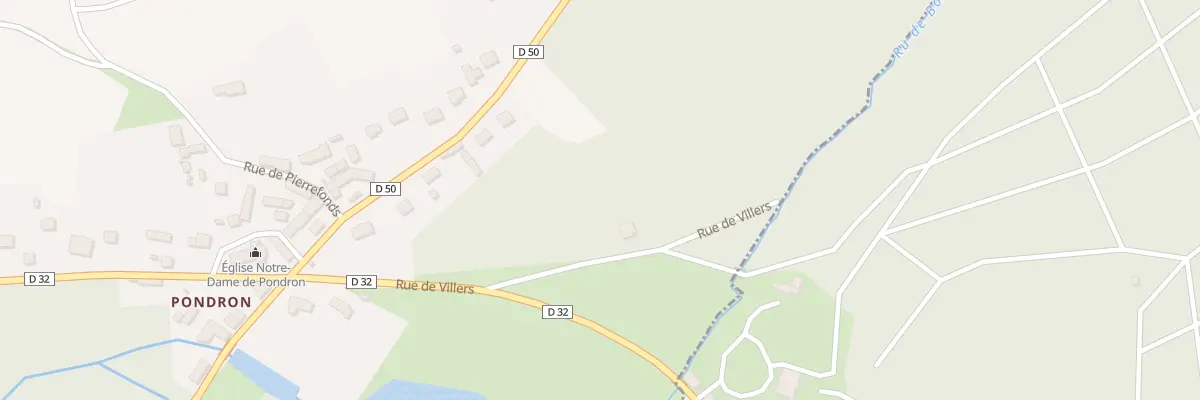 Plan du 2 Rue de Villers à Fresnoy-la-Rivière