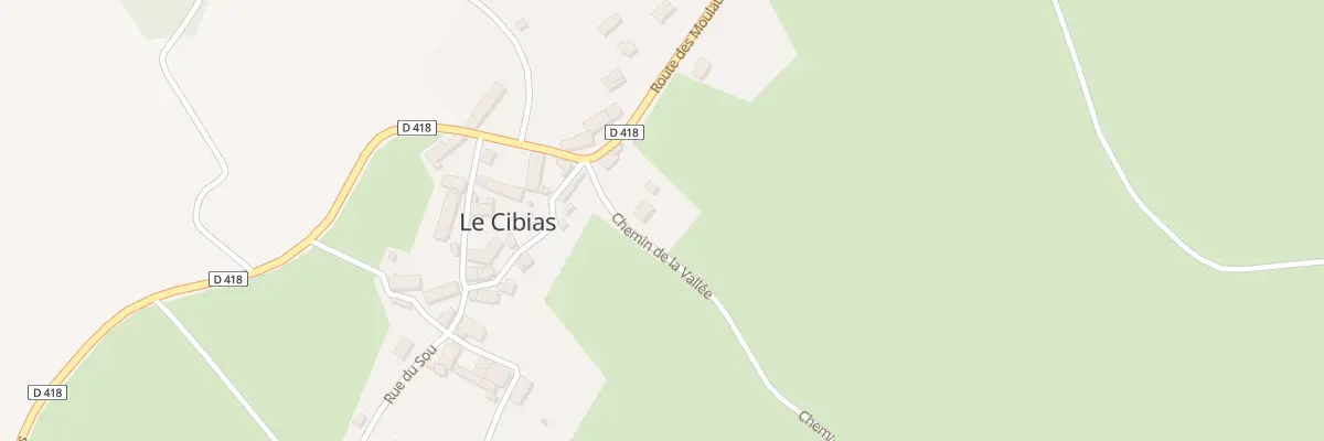 Plan du 3 Che de la Vallee - Le Cibias à Saint-Angel