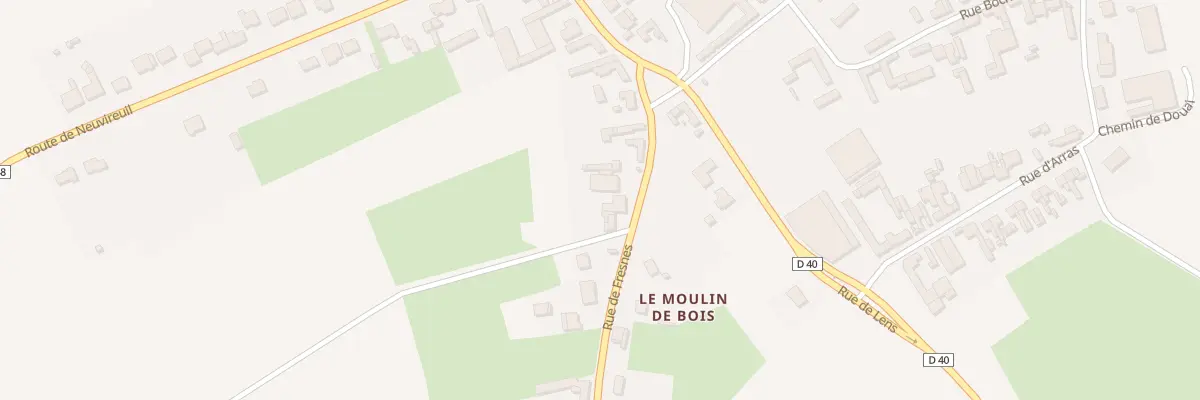 Plan du 10 Rue de Fresnes à Izel-lès-Équerchin