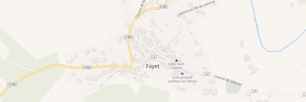 Plan du 5077 Fayet à Fayet