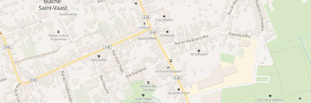 Plan du 17B Rue Vaillant Couturier à Biache-Saint-Vaast