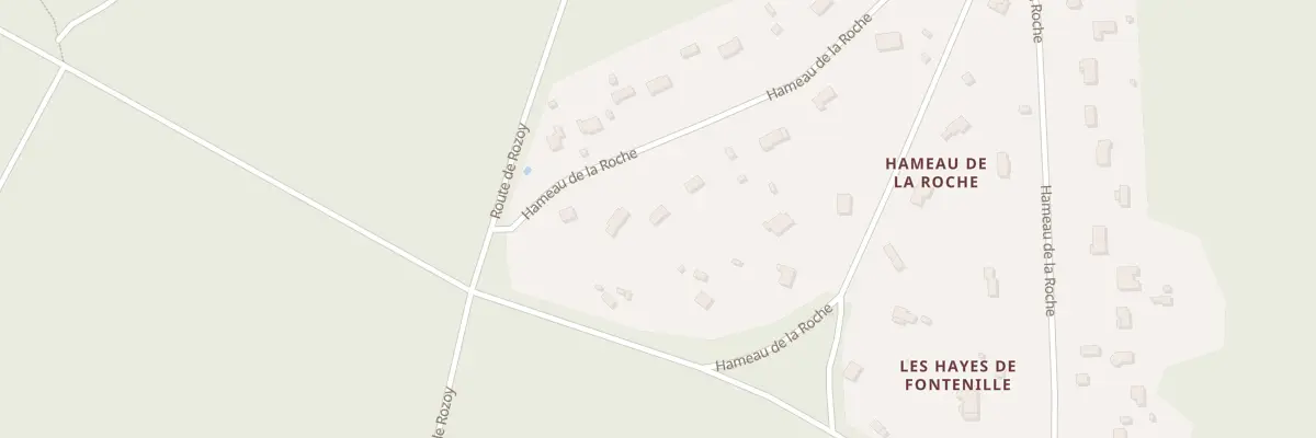 Plan du 51 Ham de la Roche à Mérinville