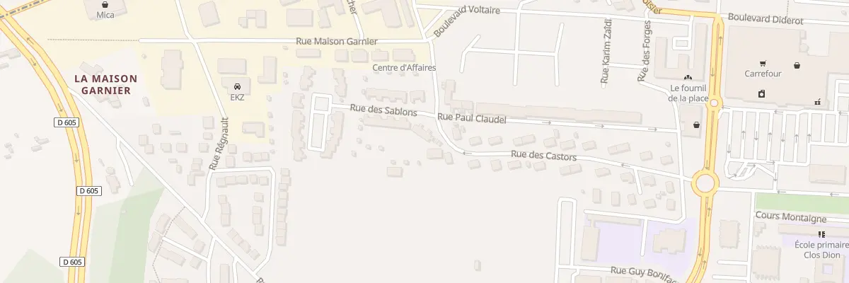 Plan du 1 Rue des Sablons à Montereau-Fault-Yonne
