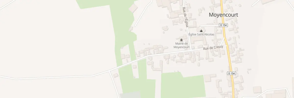 Plan du 16 Rue de Cressy à Moyencourt