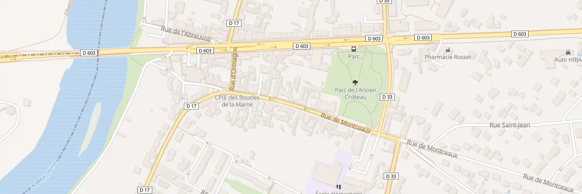 Plan du 29 Rue de Montceaux à Trilport