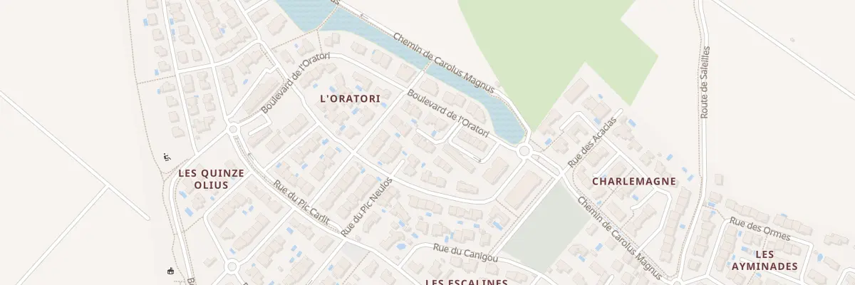 Plan du 7 Bd de l’Oratori à Théza