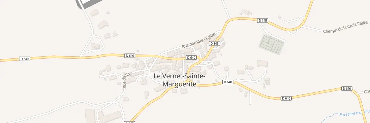 Plan du 5021A Bourg du Vernet au Vernet-Sainte-Marguerite