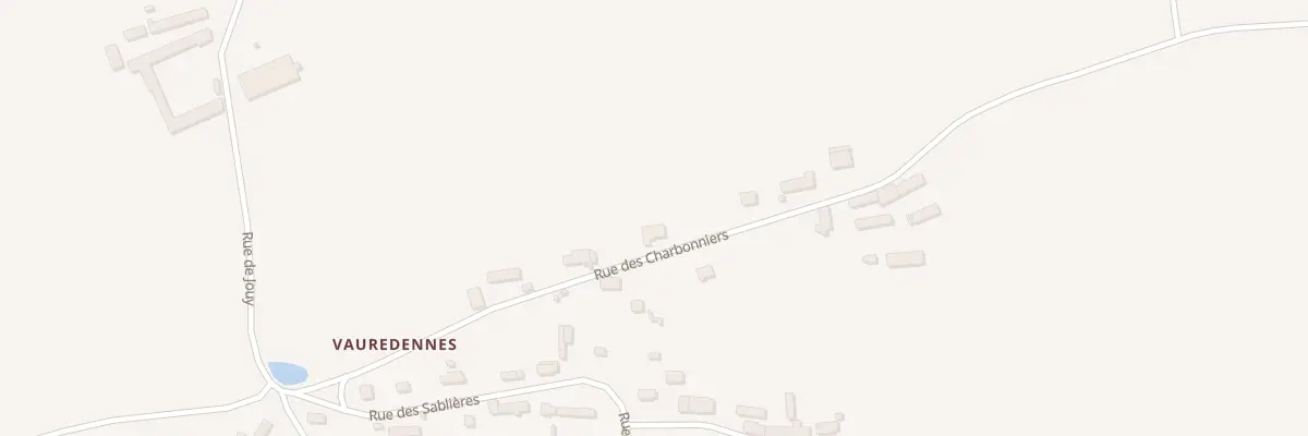 Plan du 15 Rue des Charbonniers à Villebéon