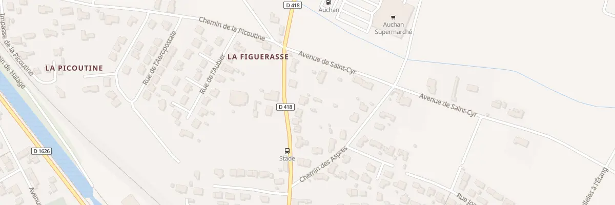Plan du 541 Av du Stade à Sallèles-d’Aude