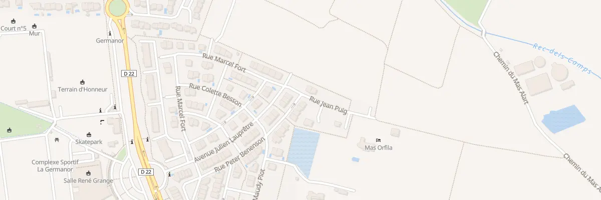 Plan du 24 Rue Péter Benenson à Cabestany