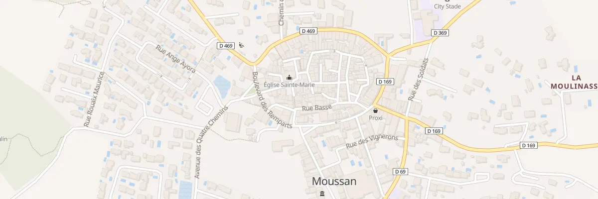 Plan du 8 Rue de la République à Moussan