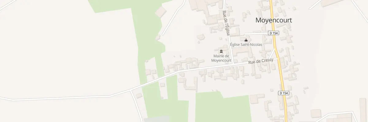 Plan du 14 Rue de Cressy à Moyencourt