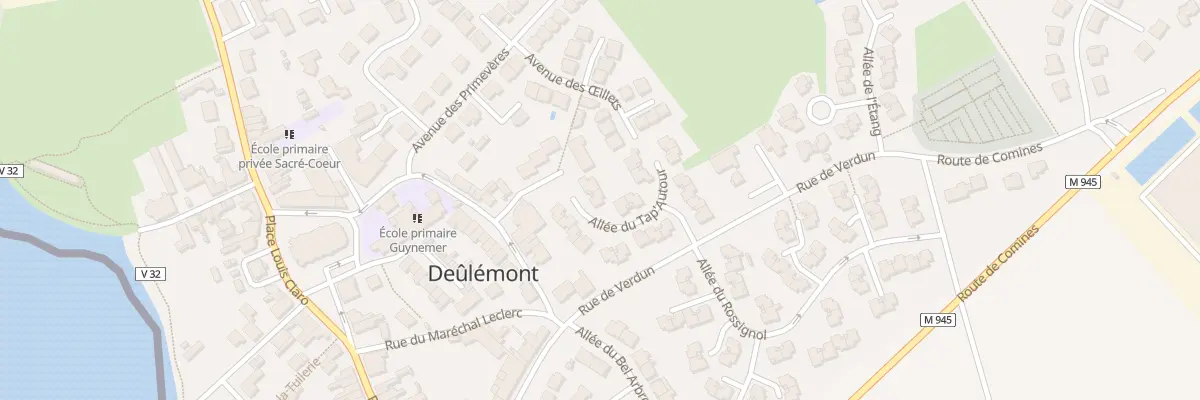 Plan du 21 All du Tap Autour à Deûlémont