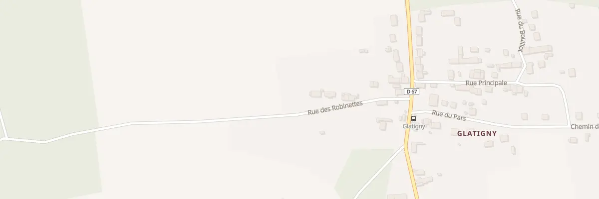 Plan du 156 Rue des Robinettes à Fontenailles