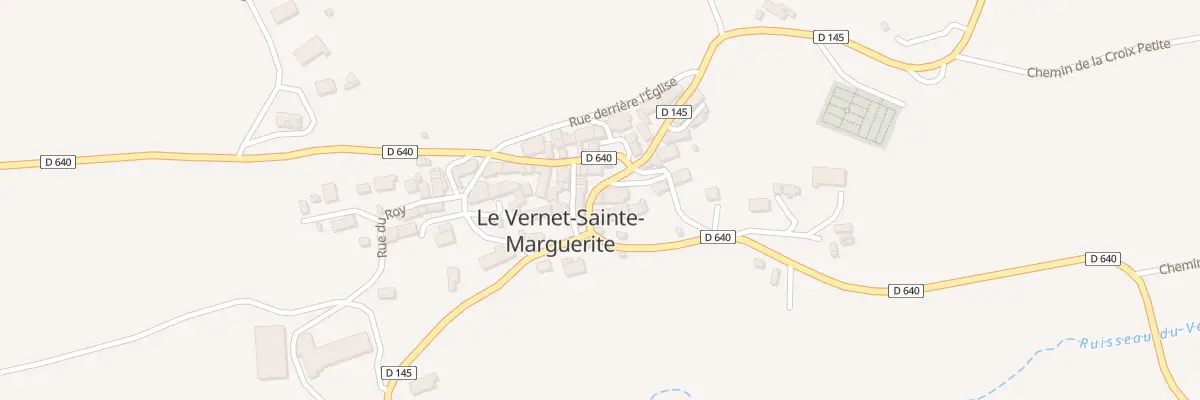 Plan du 5026 Bourg du Vernet au Vernet-Sainte-Marguerite