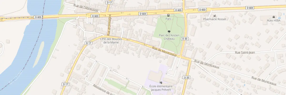 Plan du 50 Rue de Montceaux à Trilport