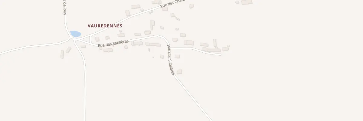 Plan du 11 Rue des Sablieres à Villebéon