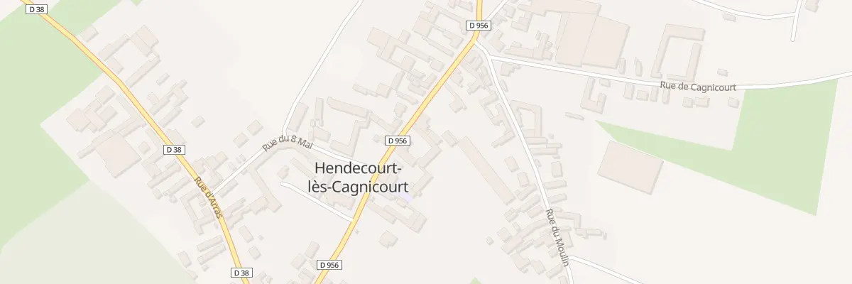 Plan du 23 Grand Rue à Hendecourt-lès-Cagnicourt