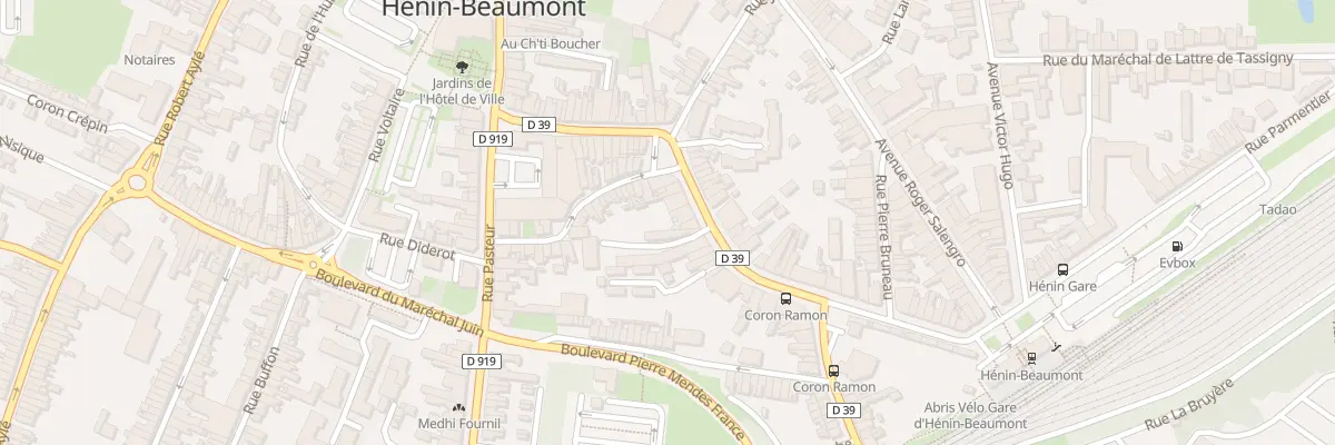 Plan du 54 Rue Vaillant Couturier à Hénin-Beaumont