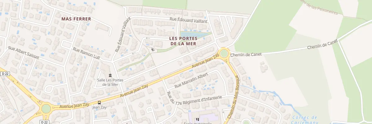 Plan du 17 Rue Voltaire à Cabestany