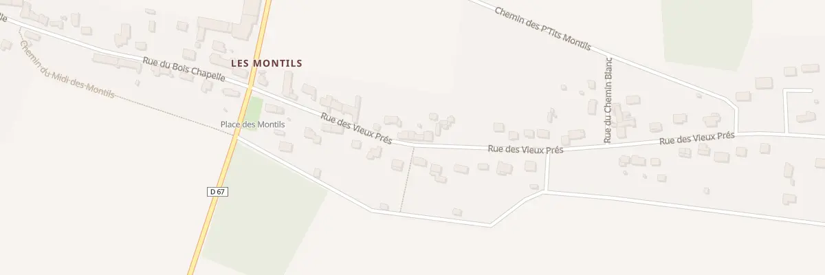 Plan du 15 Rue des Vieux Prés à La Chapelle-Rablais
