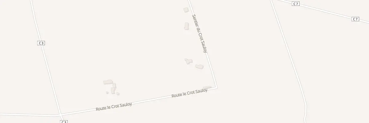 Plan du 357 Rte du Crot Sauloy à Annay