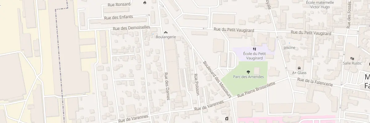 Plan du 10 Rue Poisson à Montereau-Fault-Yonne