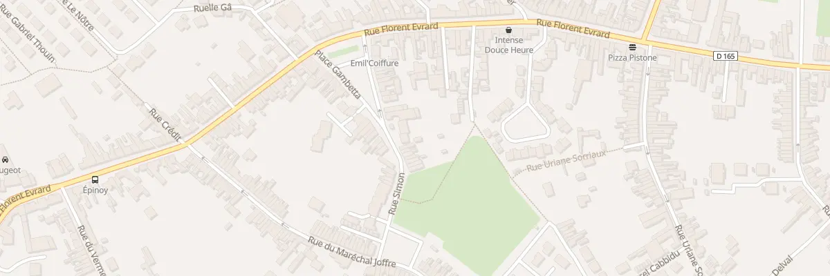Plan du 3 Rue Simon à Carvin